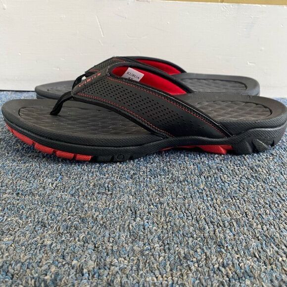 Kubua men size 11 waterproof comfort footbed slipon sandals w/arch support - Picture 4 of 9